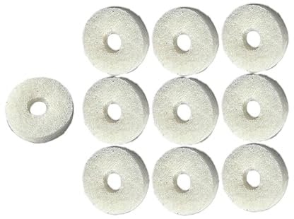 rockible 10x Filz Scheiben Kissen, Reparatur Werkzeug Zubehör, Musical Instruments Zubehör Filz Pads, Euphonium