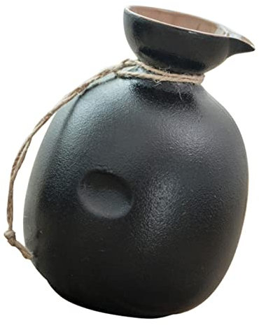 PHENOFICE Fiaschetta in stile giapponese fiaschette per uomo zucca bottiglia bollitore per vino retrò festa del papà festa papà bollitore per sake giapponese vaso di sake domestico ceramica