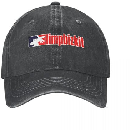 Amazing of Limp Das Von Bizkit Ist EIN Amerikanischer Rap Rock Baseballmützen Vintage Distressed Cotton Snapback Cap Unisex Outdoor Hüte Cap Baumwolle, für alle Jahreszeiten