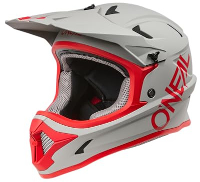 O'NEAL Sonus Helm SOLID Grau/Rot S