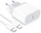 USB C Chargeur Rapide pour iPhone 16/16 Plus/16 Pro/16 Pro Max/15/15 Plus/15 Pro/15 Pro Max, 25W Type C Prise avec 2M Cable Secteur Mural Alimentation Galaxy S24/S23/S22 Gakaogue