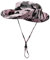 Damen Herren Outdoor Sonnenschutz Bucket Hut Fischerhut Baumwolle Two Way to Wear für Kopfumfang 55-62 cm Hellpink Camouflage