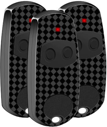 Confezione da 3 telecomandi per porta del garage, 433,92 MHz, telecomando universale per cancello compatibile con CAM TOP-432EE, TOP-432EV, TOP432-NA