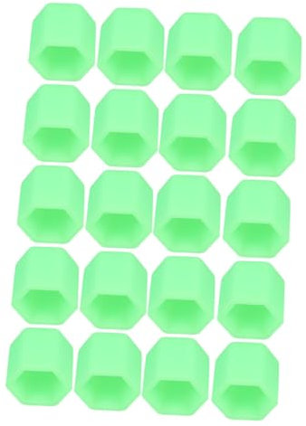 TINEASUR 20 Stück Im Dunkeln Leuchtende Radkappen, Reifennabenkappe Für Auto, Austauschbare Radmutternabdeckungen, Reifenschraubenkappen Ersatz, Mini Radmutternkappen Teil, Mini