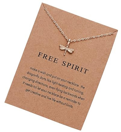 HOOLRZI Stabile Halskette mit Aniaml-Thema, inklusive exquisiter Karte. Eine durchdachte modische moderne Frau