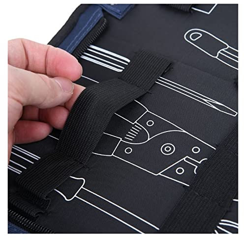 Professional Electricians Hard Plate Tool Kit Bag Storage Case Multifunctional Pocket Organizer Waterproof Oxford 3 Sizes(M)