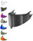 EvoParts Visiera per casco Shark SPARTAN RS SPARTAN GT SPARTAN GT PRO pinlock ready (Nero 70%)