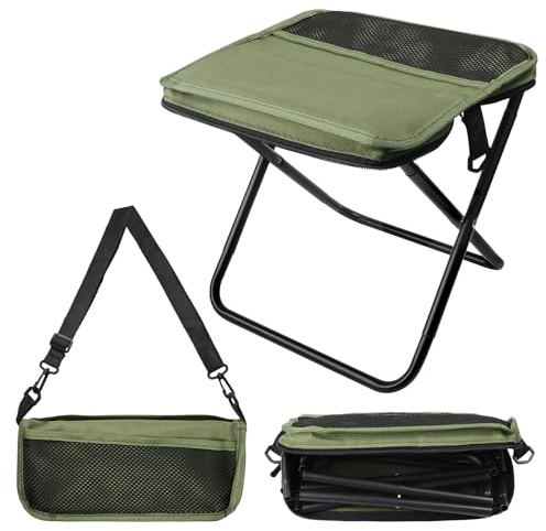 Encuryna Halloween Klapphocker Faltbar Faltbarer Hocker Gartenhocker Klappbar Camping Hocker, Campinghocker Faltbar Camping Tragbarer Klapphocker Faltbarer Outdoor,Leichter
