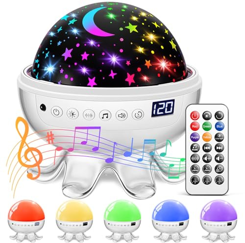 White Noise Machine Baby with Night Light Projector,30 Music Sound Machine