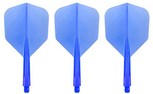 Condor Zero Stress Flight System - Small Clear Blue - Dart Flights Short