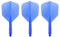 Condor Zero Stress Flight System - Small Clear Blue - Dart Flights Short