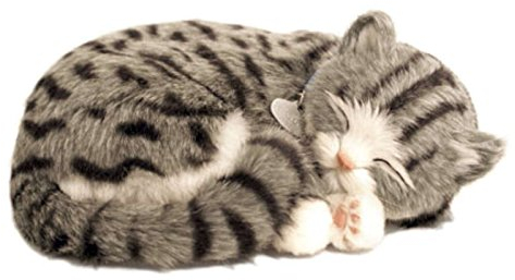 Perfect Petzzz Gray Tabby Cat The Original Breathing Pet New Huggable Soft Version
