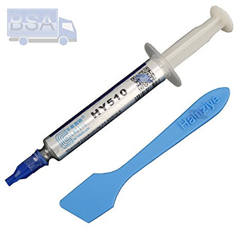 Halnziye 3 x Pâte Thermique pour CPU HY510 2 g Gris 1.93 W/m-k Thermal Grease 3 x