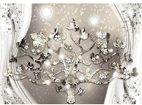 Runa Art Papier peint intissé Gustav Klimt Arbre de Vie 352 x 250 cm Toison Mur XXL Tableaux Muraux Tapisserie Photo Décoration Murale Salon Chambre grise 9444011c