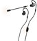 SteelSeries Tusq - Cuffie in-ear da gioco per dispositivi mobili - doppio microfono con maniche rimovibili - cuffie con sospensione ergonomica - per dispositivi mobili - nere