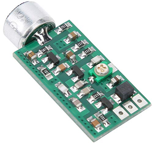 Module de prise de microphone FM Walfront Module de prise de microphone sans fil émetteur audio carte micro 100 MHz