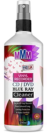 PROFESSIONAL VINYL RECORD CLEANER CD DVD CLEANING FLUID SPRAY Fast Delivery (250ML SPRAY)