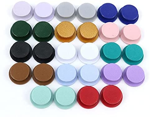 2 Stück 3D Analog Joystick Kappe Abdeckung Knopf Ersatzteil für PSP 2000 3000 Serie (Grau)