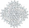KristLand Broches De Fleurs Broches Corsages avec Cristal Platine Plaqué Vintage Art Déco Fleurs Broches De Vêtements Accessoires Bijoux pour Femmes Dames Filles