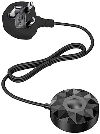 for Electric Toothbrush Magnetic Charger, Magnetic Chargeing Base Compatible with Oral b IO 3768 Electric Toothbrush Replacement for IO7 IO8 IO9 Charger Power Adapter UK Plug(Black)