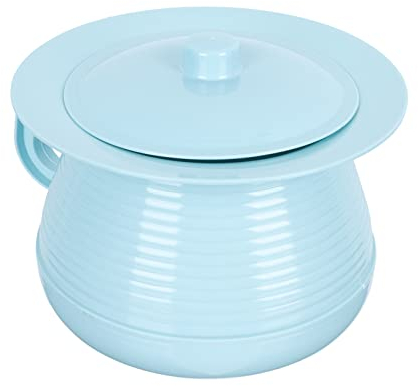 Housoutil Unisex Urine Female Urine Bottle Chamber Pot Portable Toilet with Lids Potty Urinals Urine Pots Buckets Spittoon Pee Jug for Children Adults Pregnant Women Urinal Bedpan Bedroom Urinal