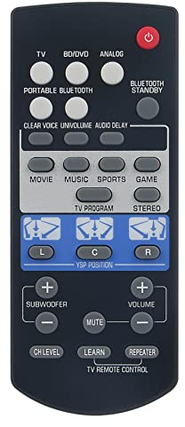 ALLIMITY Sostituisci Telecomando adatto per Yamaha Audio System FSR80 ZG80760 YSP-1400 YSP1400