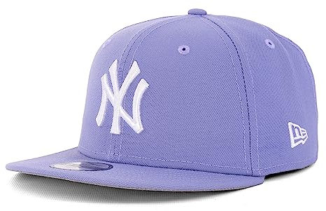 New Era Kids Caps - Kinder Kappe - Baseball Cap - 9FIFTY Snapback - NFL - MLB - NBA (New York Yankees Lavender)