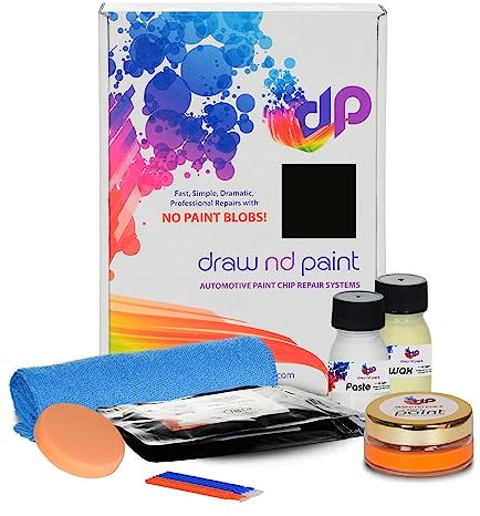 DrawndPaint Ausbesserungslack Lackreparaturset Kratzerentfernung Autolackrapatur Ausbesserung Steinschlägen Kratzern am Auto Lackstift geeignet für VW Olivgruen Matt - L319, S