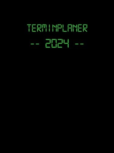 Terminplaner 2024 A4: Groß Format Kalendbuch mit Uhrzeit, 1 Woche für 2 Seiten, Wochenplaner 12 Monate, Jahreskalender Buch
