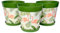 Hum Flowerpots set of 3 plastic, indoor/outdoor plant pots 25cm diameter and 3 saucers 19cm diameter (Green Flamingos)