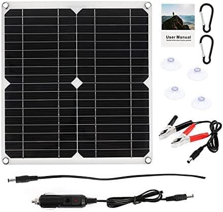 Kit de Panneau Solaire Kit De Panneau Solaire 200W 12V Module Monocristallin À Haut Rendement for Camping-Car, Bateau, Caravane, Camping-Car Et Applications Hors Réseau