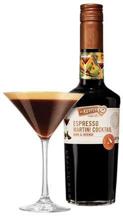De Kuyper Espresso Martini Cocktail - Pre-Mixed and Ready to Serve, 50cl 14.5% ABV