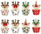Weihnachts-Cupcake-Topper