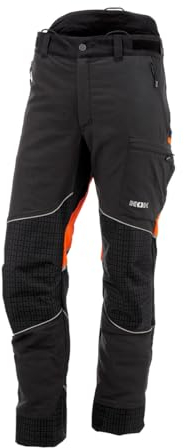 KOX Schnittschutzhose Performance Anthrazit/Orange Gr. 56