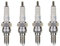 4x Zündkerze Iridium CR9EH-9 passend für Honda CBF CBR VFR 600 900 RR Fireblade kompatibel passend für: 0242068501 UHR08CC 8698 RGU92C 4129 5369 IUH27 U27FER-9 U27FER9 stk 4129