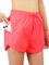 BALAYSIER Badeshorts Damen mit Taschen Badehose Damen High Waist Schnell Trocknende Schwimmhose 2 in 1 Shorts mit Liner(Rosa, L)