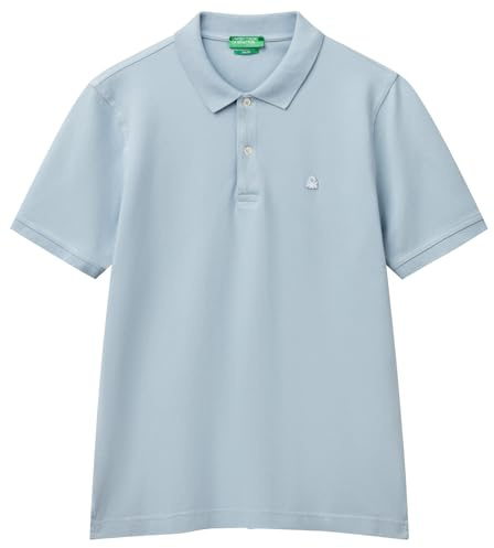 United Colors of Benetton Herren Maglia Polo M/M 3wg9u301z Polohemd, grau, XL