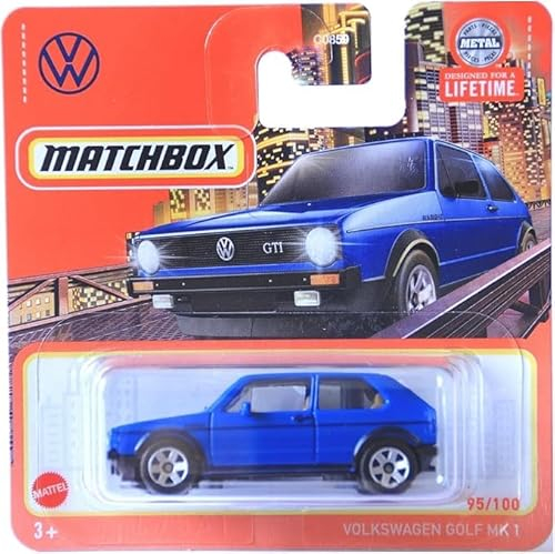 Matchbox 95/100 1976 Volkswagen Golf MK1 blau VW, HVN92 (2024)
