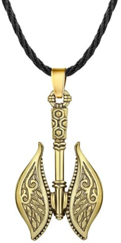 Caiduoduo Viking Necklace Double Axe Pendant Scandinavian Jewelry