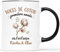 CADEAU PLUS Mug Personnalisé Prénom - Noces De Coton - Cadeau de Mariage pour Couple, 1 An de Mariage, Tasse Personnalisable