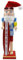 JAWSEU Casse-Noisette en Bois, Soldat Casse-Noisette Noel Soldat Casse-Noisette de Noël en Bois 38cm Figurine Soldat Décorations de Noël Soldat Casse Noisette pour Décoration de Maison