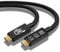 YIWENTEC 80Gbps Thunderbolt 5 Compatible Cable with up to 120Gbps Bandwidth Amplification and 240W Charging Power Compatible with Thunderbolt 4, USB 4 and USB-C (2M)