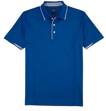 OLYMP Herren Polo Shirt Kurzarm Regulär 540172 | Poloshirt, Rippbündchen, Regular Fit, 51%Baumwolle/49%Polyester