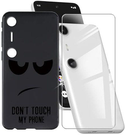 AQGGIIXY für Xreal Beam Pro (6.50) Handyhülle + Gehärtetes Glas, Hülle rutschfeste Stoßfest Sturzsichere Schutzhülle Weich Silikon Case für Xreal Beam Pro - DUO5