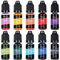Weduspaty 10 Farben Kerzenfarbstoff, 10 ml/Flaschenkerzenfarbe Farbstoff, Lebendige Kerzen-Wachsfarbstoff, hochkonzentratische Kerzen-Lieferungen Kerzenfarbe Farbstoff