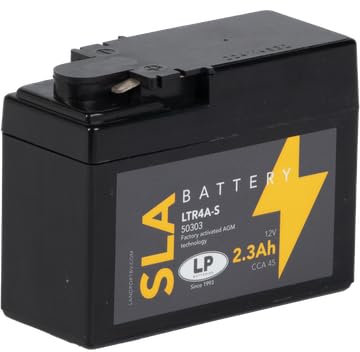 LANDPORT Batterie LTR4A-S SLA 12V 2,3Ah, 113x48x85mm Universal kompatibel für Roller, Moped, Schaltmoped, Vespa, Mofa