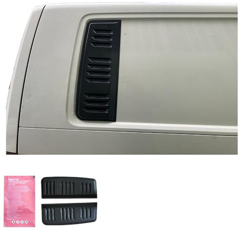 Oneway Ventilación de aire compatible con Volkswagen Transporter T5.1/T6/T6.1 2010-2022 (distancia de rueda larga), negro mate