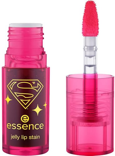 Essence Cosmetics Tinte labial Superman jelly, de larga duración, secado rápido, resultado inmediato, en gel, 4 g