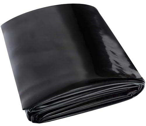 HFVUYAR Revestimiento para estanques de Peces Grandes (2 x 4 m, 3 x 5 m, 6 x 9 m, 8 x 10 m, 10 x 12 m), prefabricado, Membrana de HDPE Plegable, Impermeable, para paisajismo, jardín, Piscina, fuent