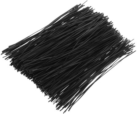 Kisangel 1000pièces Lot de Attaches Torsadées Réutilisables pour Plantes Grimpantes Fil De Fer Enduit pour Lier Et Soutenir